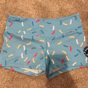 Feed me fight me booty/Crossfit shorts